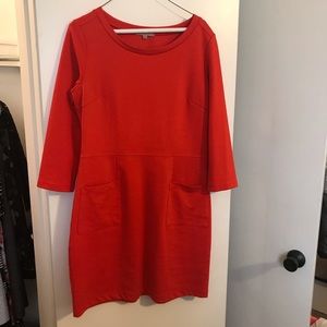 Orange Gap dress, size M